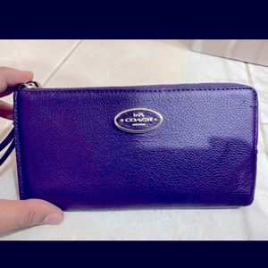 Coach large phone wallet